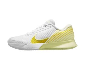 теннисные кроссовки Nike Vapor Pro 2 White High Voltage Green Shoe Woman 01