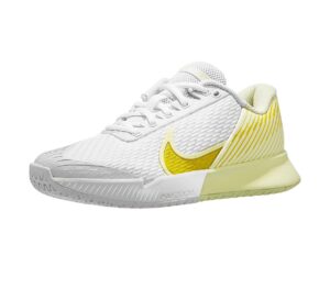 теннисные кроссовки Nike Vapor Pro 2 White High Voltage Green Shoe Woman 05