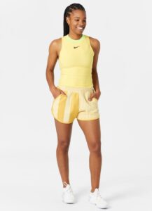 теннисная майка Nike Court Dri Fit Slam Tank Top Woman Yellow Black 05