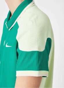 теннисная майка поло Nike Advantage Slam Polo Men Malachite Barely Volt Coconut Milk White 04