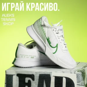 теннисные кроссовки Nike Vapor Pro 2 AC White Kelly Green Shoe Woman 06