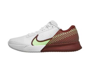 теннисные кроссовки Nike Vapor Pro 2 AC White Lime Blast Red Shoe Men 01