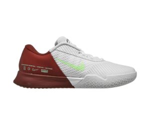 теннисные кроссовки Nike Vapor Pro 2 AC White Lime Blast Red Shoe Men 05