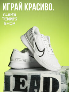 теннисные кроссовки Nike Vapor Pro 2 White Black Shoe Men 06