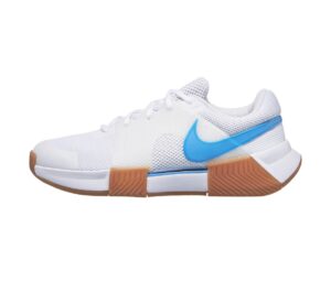 теннисные кроссовки Nike Zoom GP Challenge 1 White Blue Brown Shoe Women 01