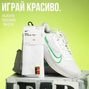 теннисные кроссоки Nike Zoom Vapor 11 AC White Kelly Green Shoe Women 07
