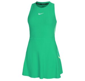 теннисное платье Nike Court Dri-Fit Slam Dress Women Stadium Green White 01