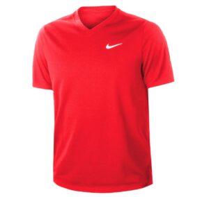 теннисная майка Nike Court Victory Dry T Shirt Men Red White 01