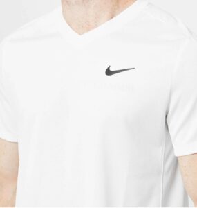 теннисная майка Nike Court Victory Dry T-Shirt Men White Black 02
