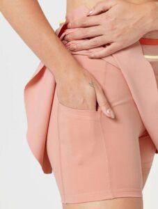 теннисная юбка Nike Dri-Fit Slam Skirt Pink Quartz Black Women 05