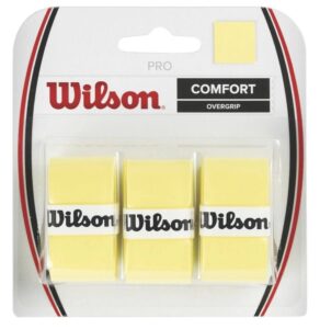 теннисная намотка овергрип Wilson Pro Overgrip 3 Pack Yellow 01