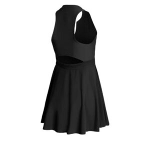 теннисное платье Nike Dri-Fit Club Dress Women Black White 03