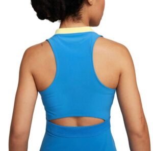 теннисное платье Nike Dri-Fit Club Dress Women Blue White 03