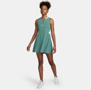 теннисное платье Nike Dri-Fit Club Dress Women Dark Green White 05