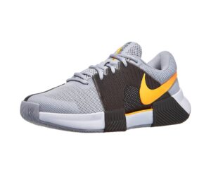 теннисные кроссовки Nike Zoom GP Challenge 1 AC Grey Orange Black Shoe Men 03