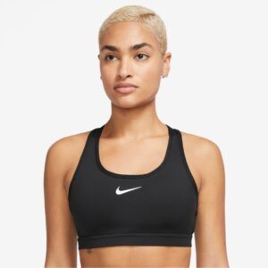 теннисная одежда бюст Nike Smoosh Light Support Non-Padded Bra Sports Black White Women 03