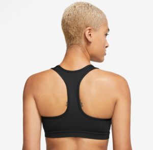 теннисная одежда бюст Nike Smoosh Light Support Non-Padded Bra Sports Black White Women 05