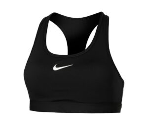 теннисная одежда бюстгальтер Nike Smoosh Medium Support Non-Padded Bra Sports Black White Women 01