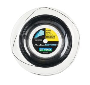 теннисные струны Yonex Polytour Spin 16L 1.25 Black String Reel 200m 01