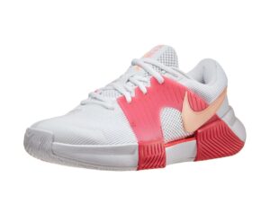 теннисные кроссовки Nike Zoom GP Challenge 1 White Pink Crimson Shoe Women04