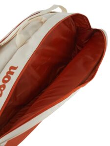 теннисная сумка Wilson Roland Garros Team 6-Pack Racquet Bag Cream Clay03
