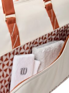 теннисная сумка Wilson Roland Garros Duffle Bag (2025) Cream Clay03