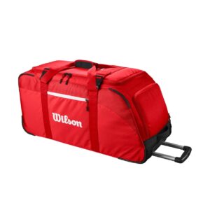 теннисная сумка Wilson Super Tour Travel Bag Red Black White01