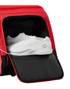 теннисная сумка Wilson Super Tour Travel Bag Red Black White03