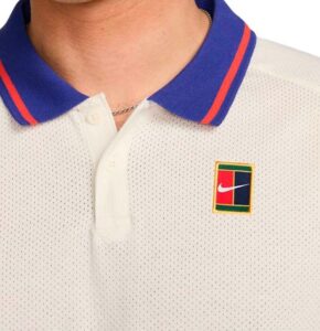 поло для тенниса Nike Court Heritage Pro Polo Pale Ivory Light Crimson Polo Men02