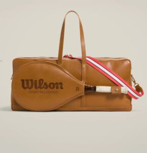 теннисная сумка Wilson Showman Leather Tennis Bag Light Brown Brown01