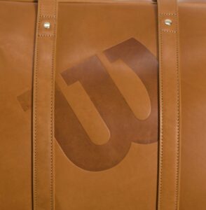 теннисная сумка Wilson Showman Leather Tennis Bag Light Brown Brown02