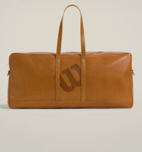 теннисная сумка Wilson Showman Leather Tennis Bag Light Brown Brown03