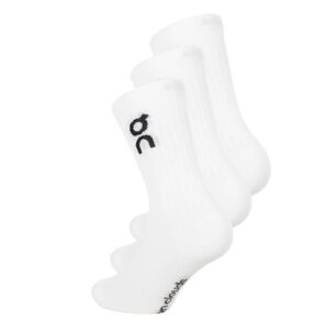 профессиональные носки для тенниса On Logo Tennis Socks 3 Pack White Unisex04